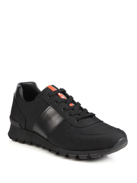 prada spazzolato running sneakers|prada ladies sneakers.